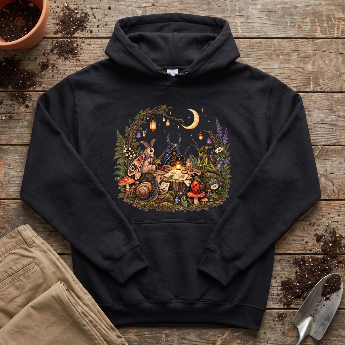 Moonlit Bug Council Hoodie