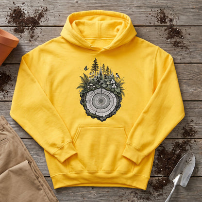 Forest Growth Rings Hoodie