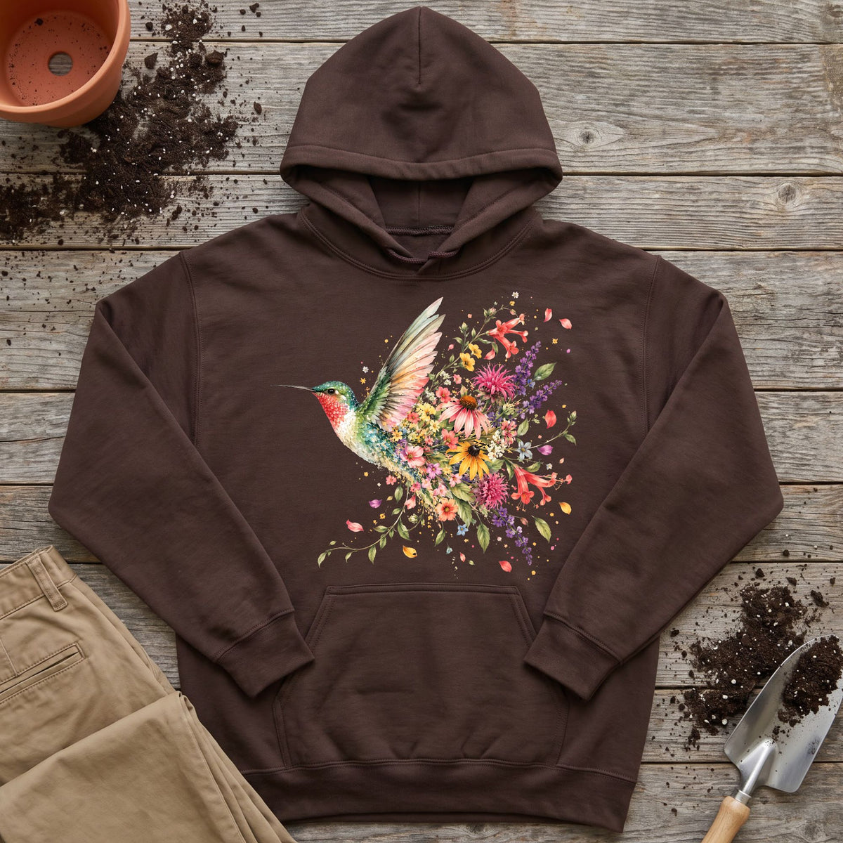 Hummingbird in Bloom Hoodie