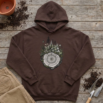Forest Growth Rings Hoodie