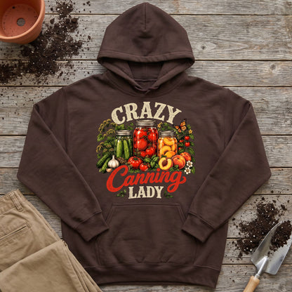 Crazy Canning Lady Hoodie
