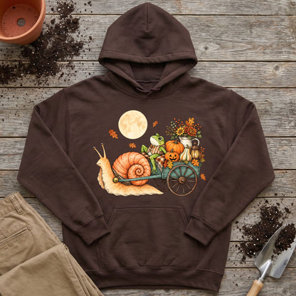 Moonlit Pumpkin Wagon Hoodie