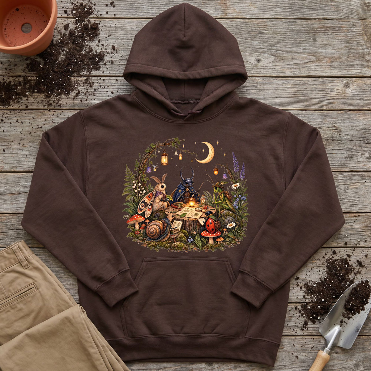 Moonlit Bug Council Hoodie