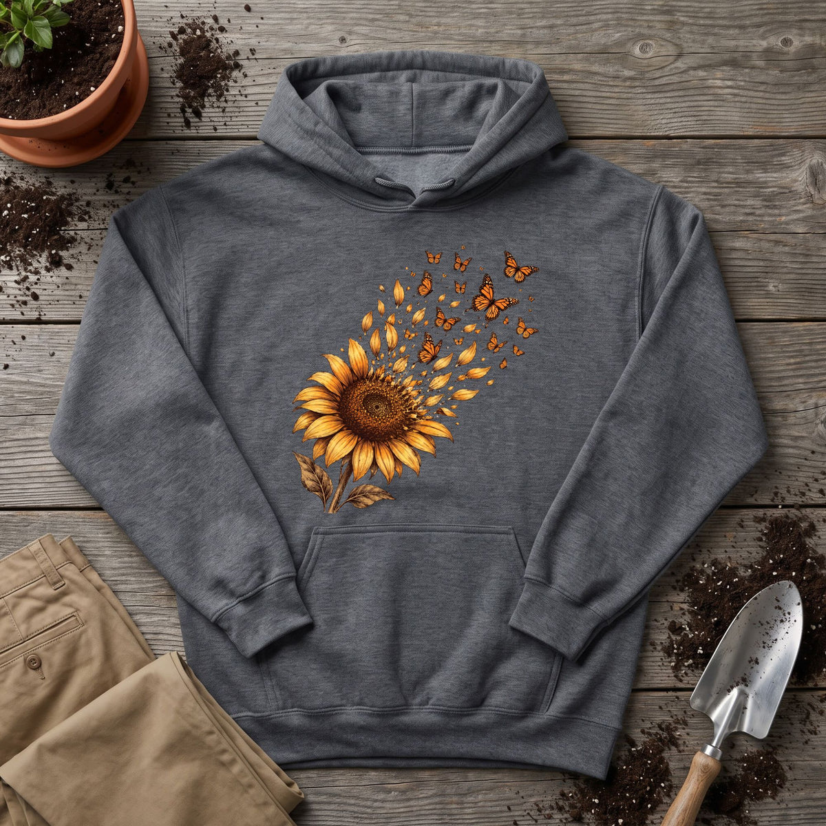 Monarch Sunflower Hoodie