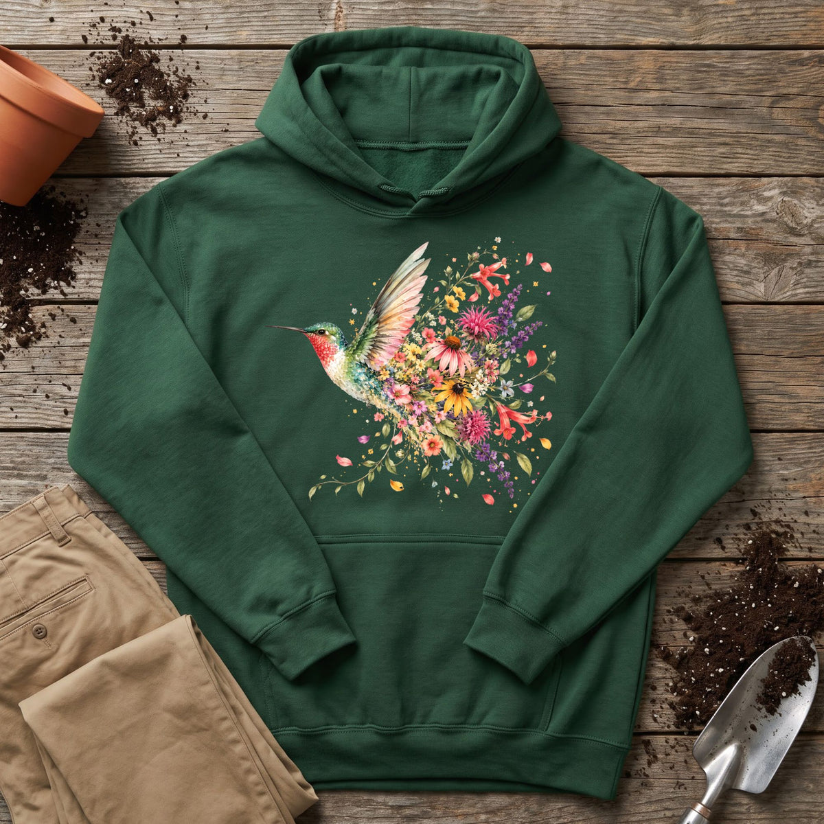 Hummingbird in Bloom Hoodie