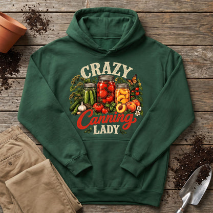 Crazy Canning Lady Hoodie
