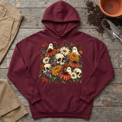 Ghostly Garden Blooms Hoodie