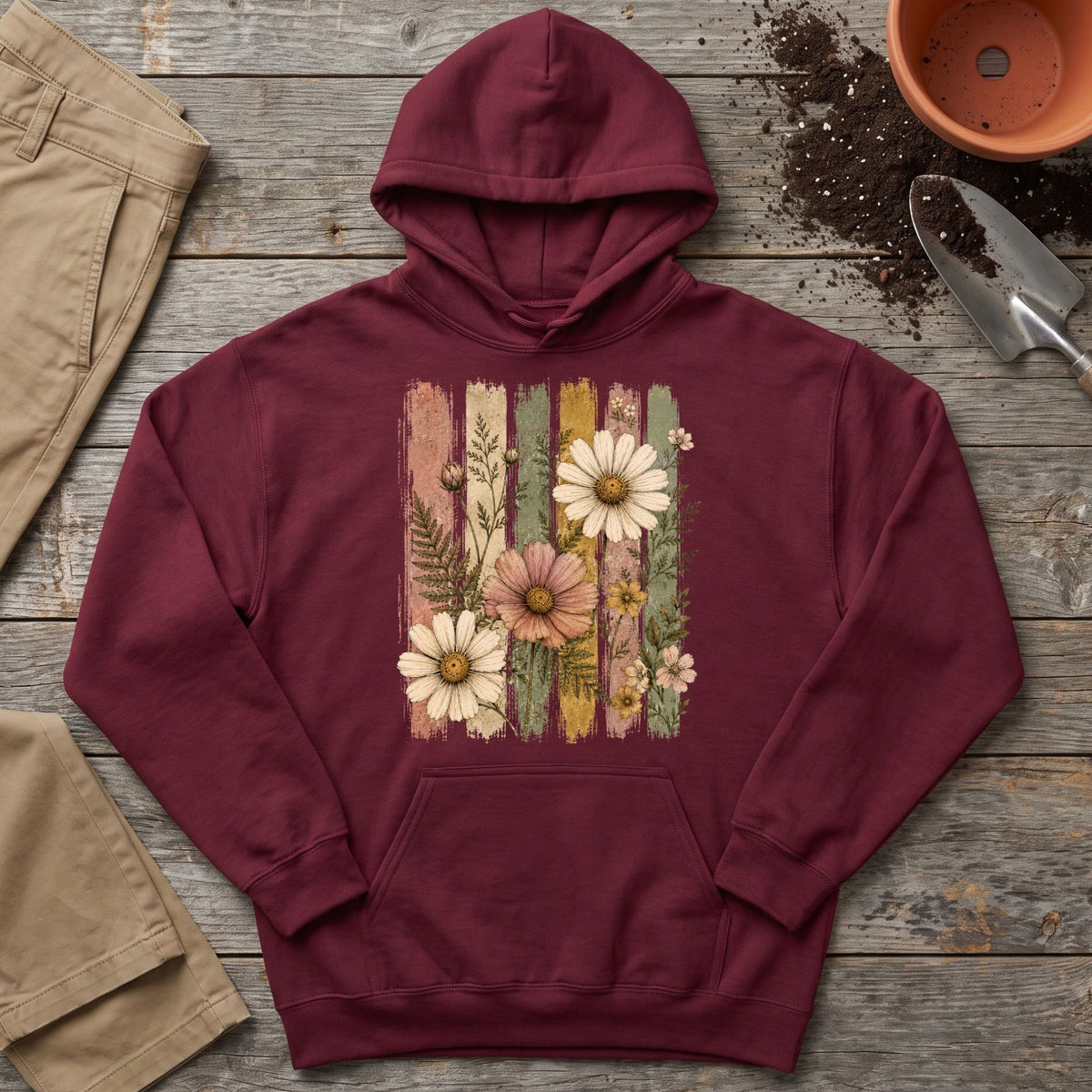 Vintage Wildflowers Hoodie
