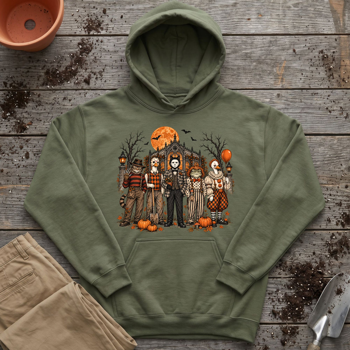 Spooky Garden Lineup Hoodie