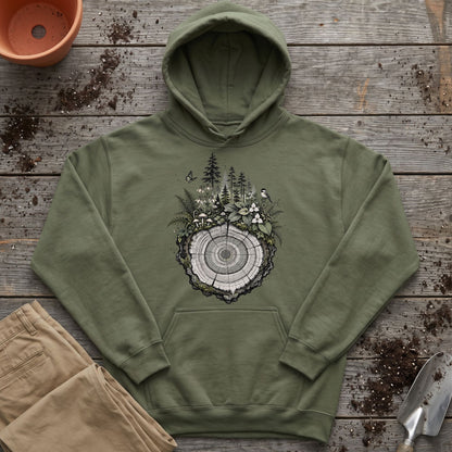 Forest Growth Rings Hoodie