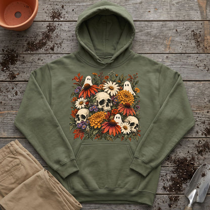 Ghostly Garden Blooms Hoodie