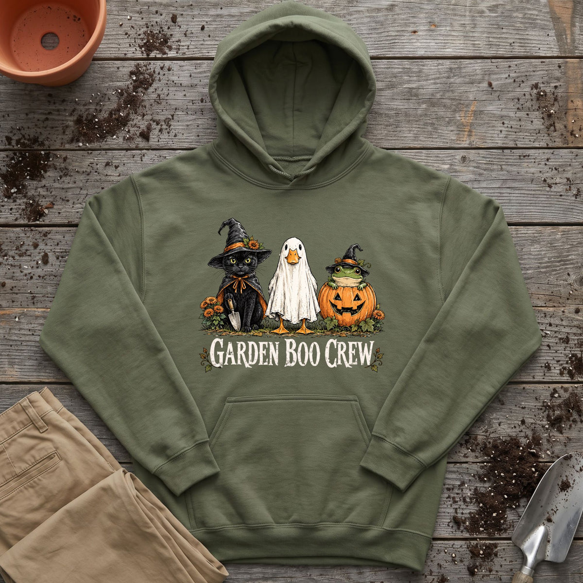 Garden Boo Crew Hoodie