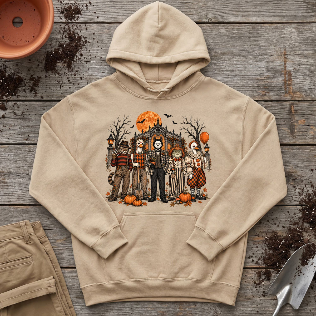 Spooky Garden Lineup Hoodie