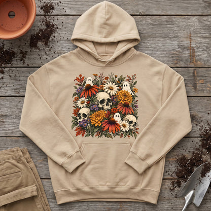 Ghostly Garden Blooms Hoodie