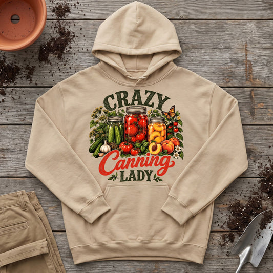 Crazy Canning Lady Hoodie
