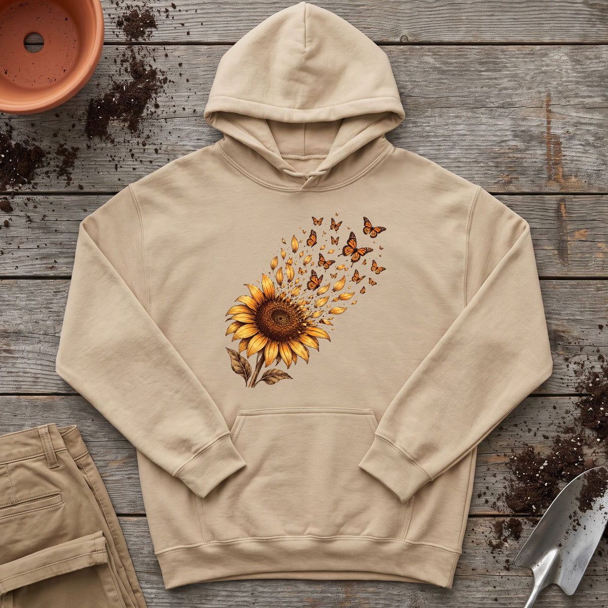 Monarch Sunflower Hoodie