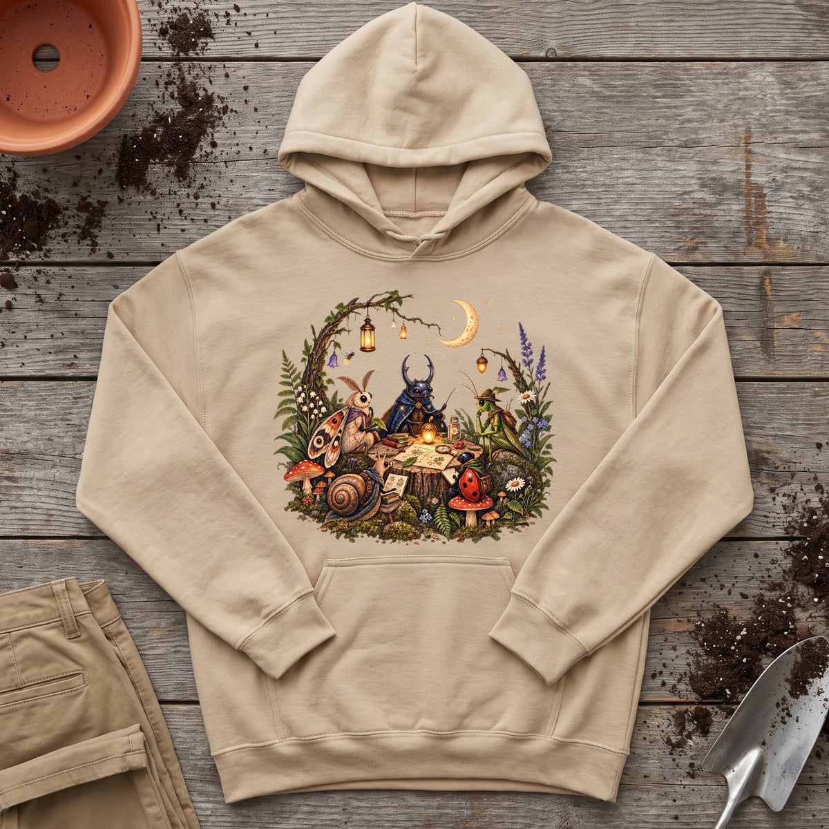 Moonlit Bug Council Hoodie