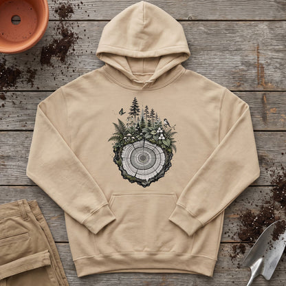 Forest Growth Rings Hoodie