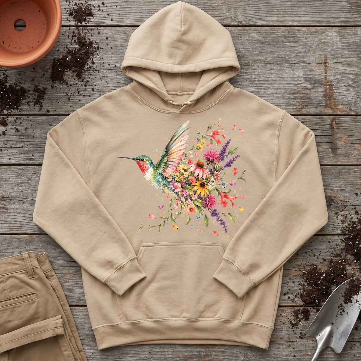 Hummingbird in Bloom Hoodie