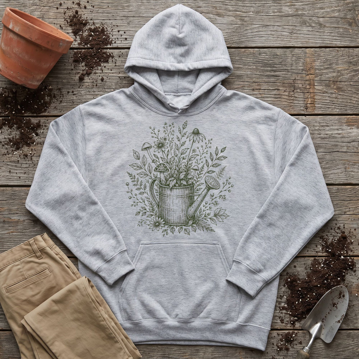 Botanical Watering Can Hoodie