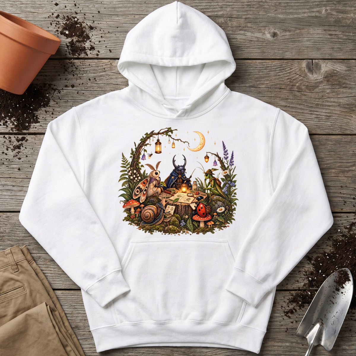 Moonlit Bug Council Hoodie