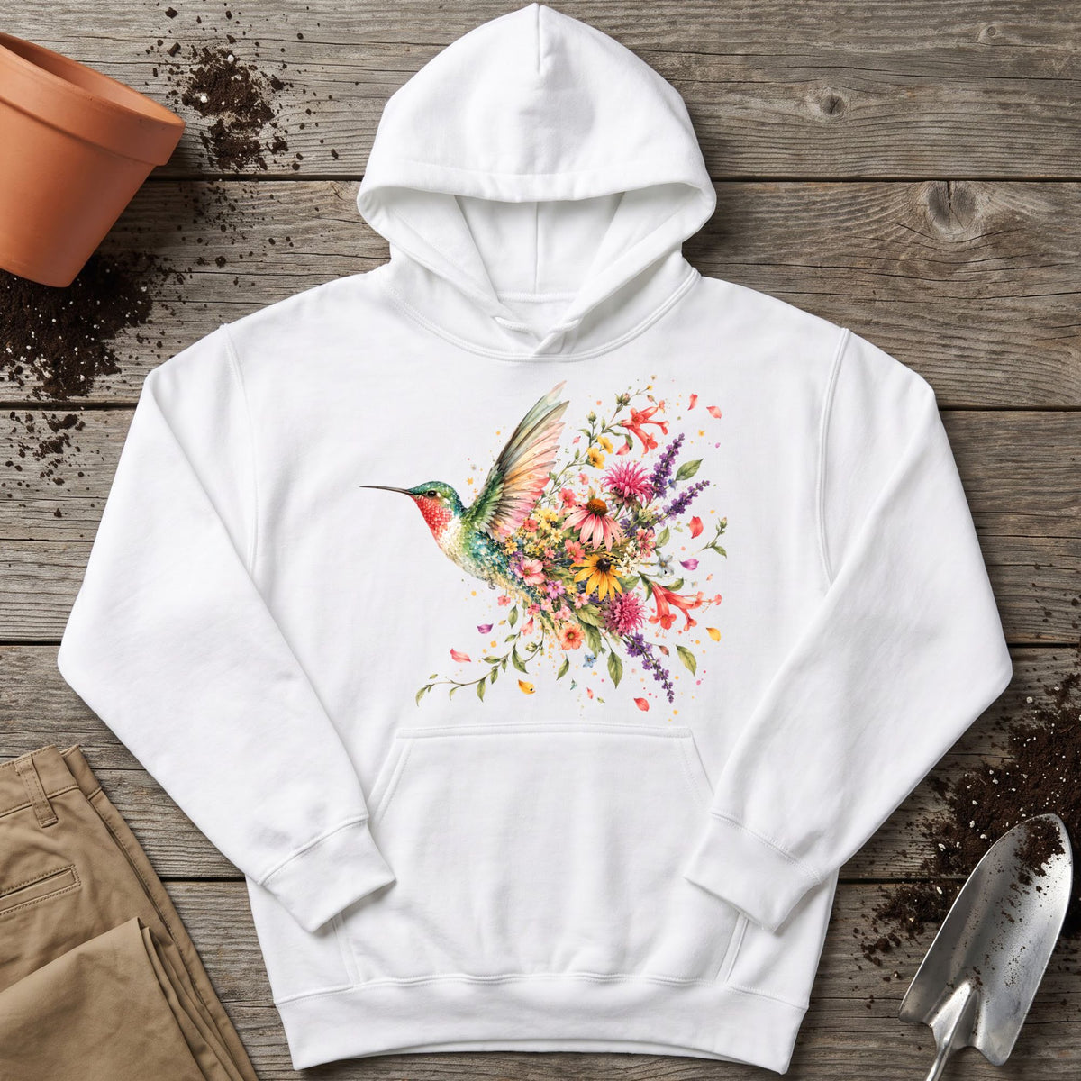 Hummingbird in Bloom Hoodie