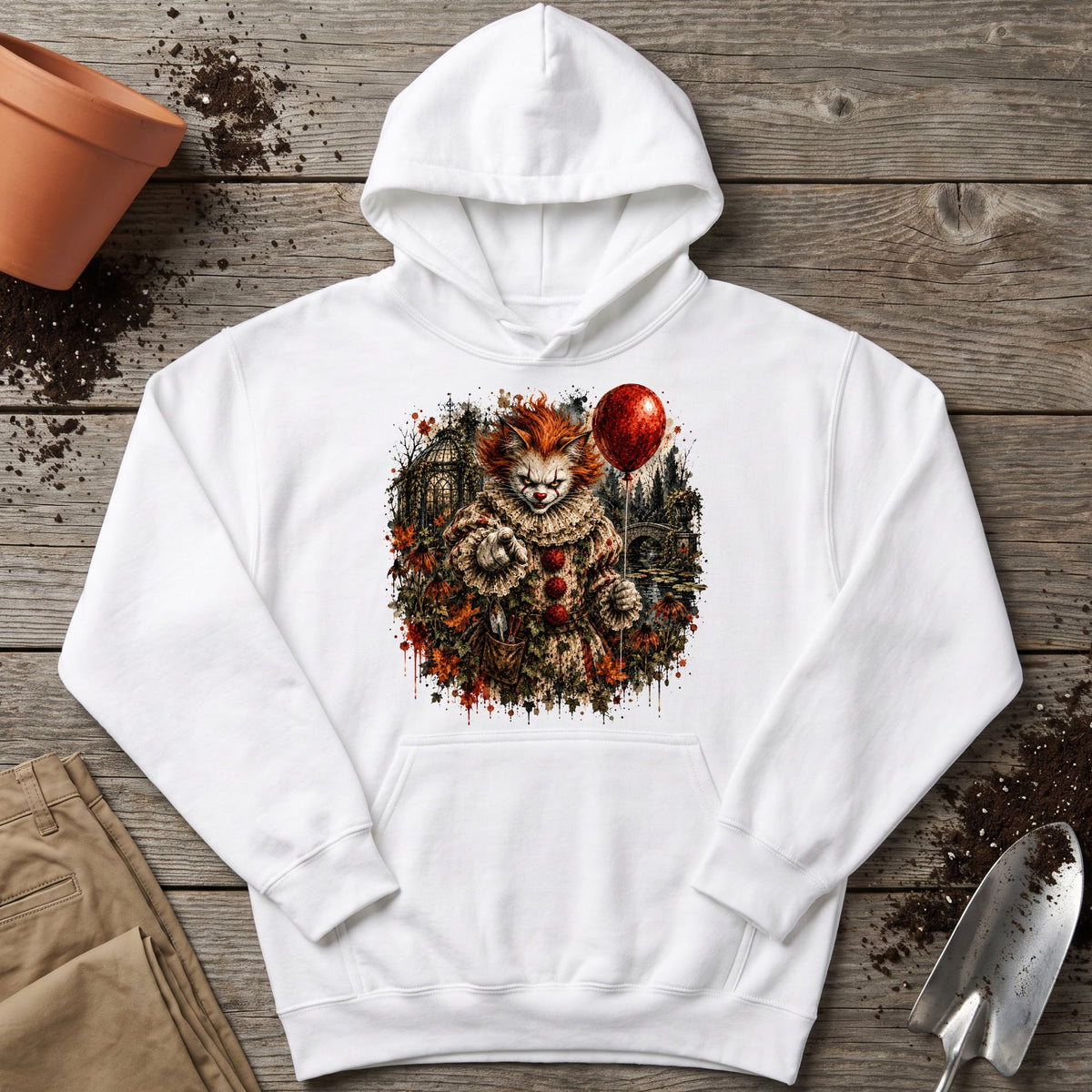 Nightmare Garden Cat Hoodie