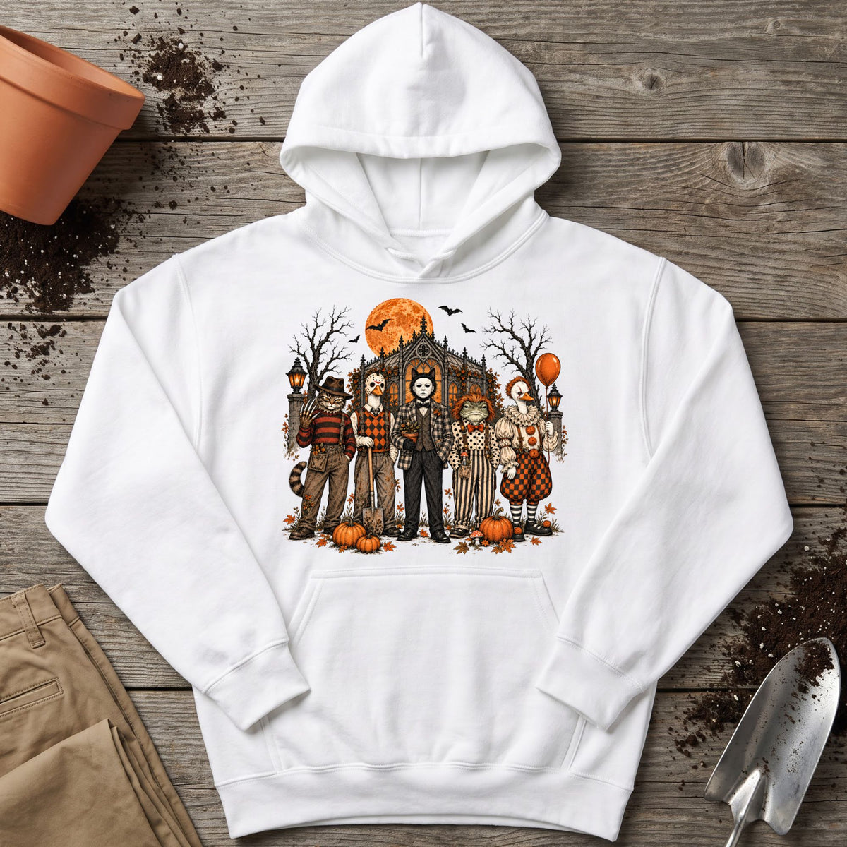 Spooky Garden Lineup Hoodie