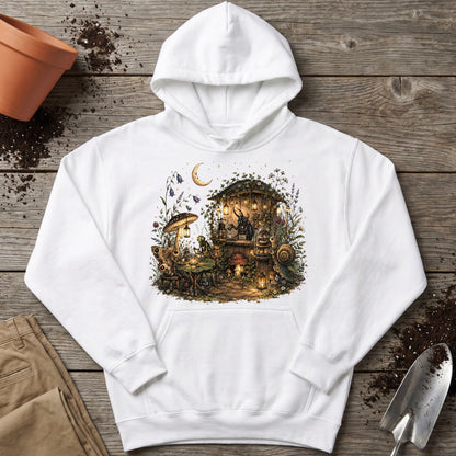 Moonlit Garden Café Hoodie