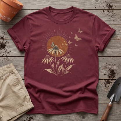 Coneflower Butterflies T-Shirt