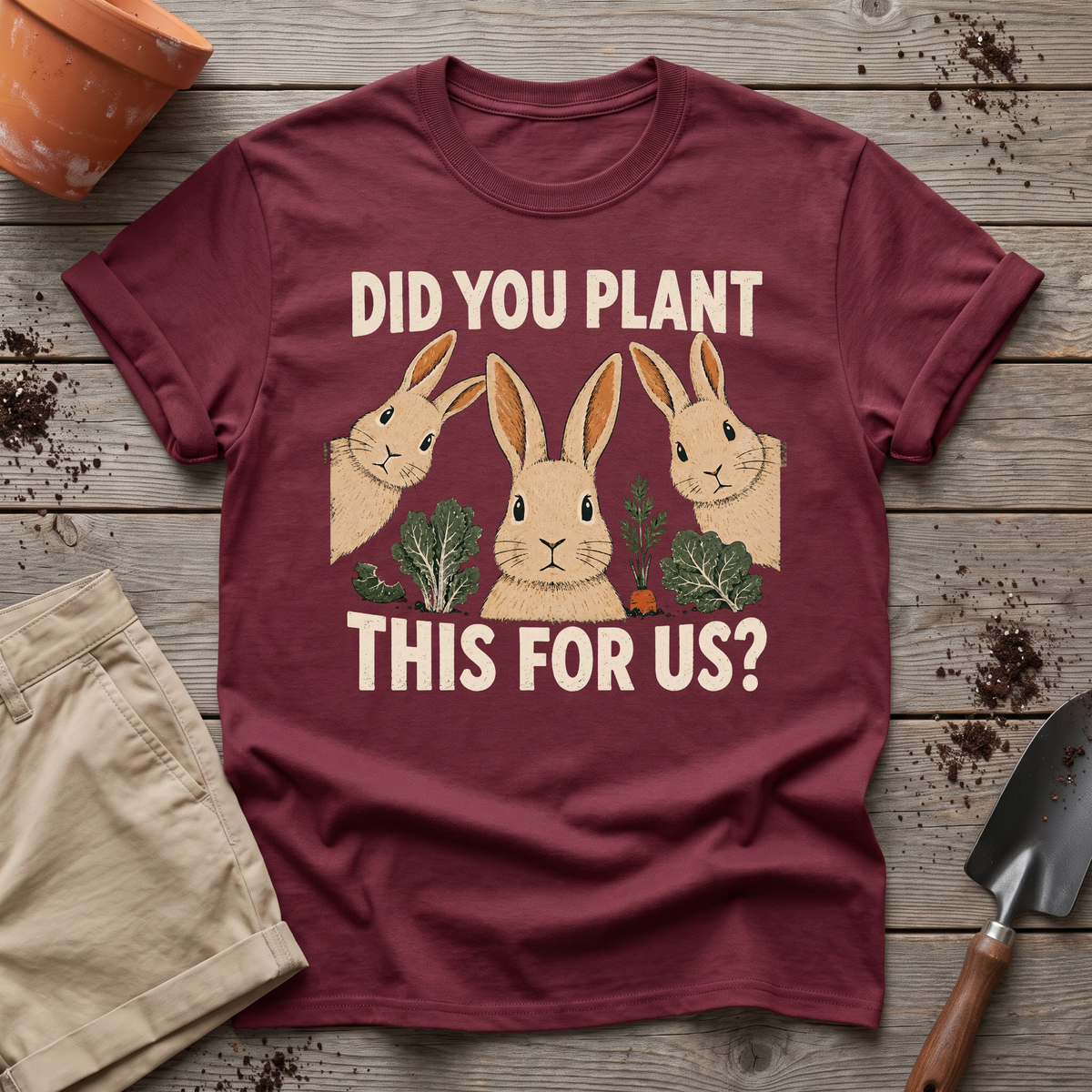 Rabbit Garden Raid T-Shirt