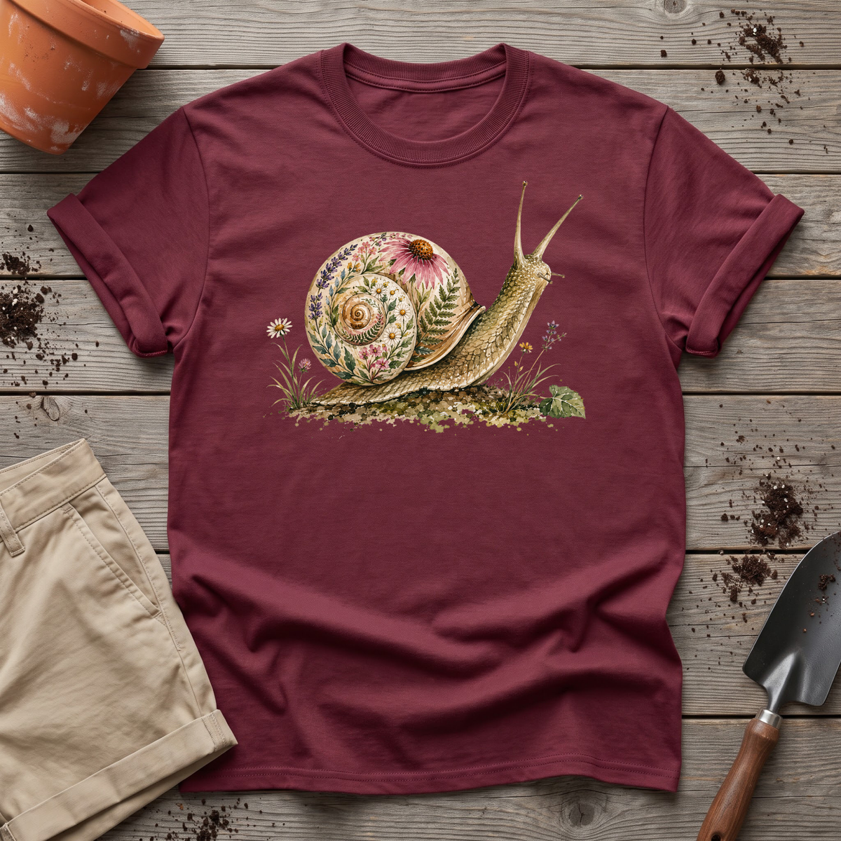 Botanical Garden Snail T-Shirt