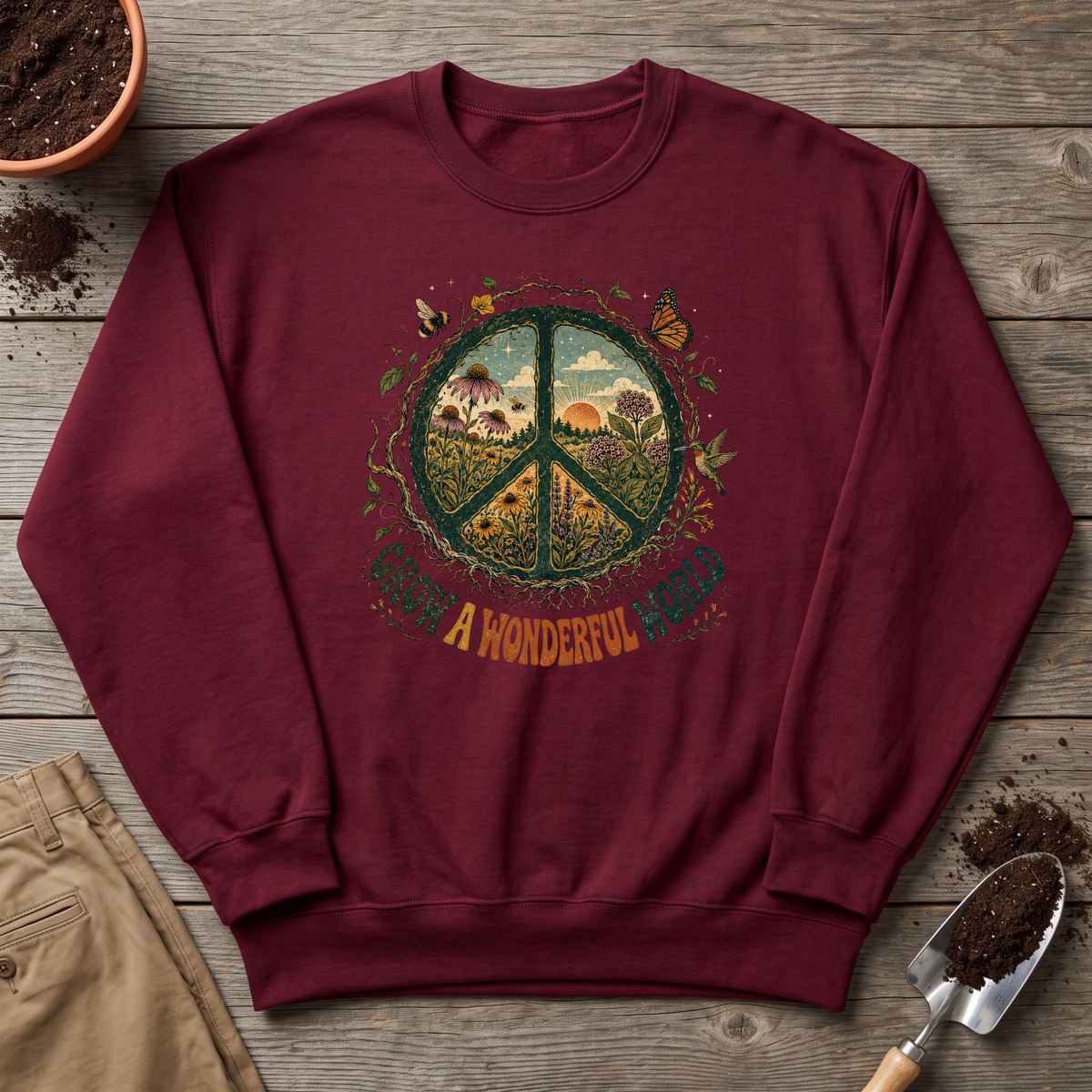 Grow A Wonderful World Sweatshirt