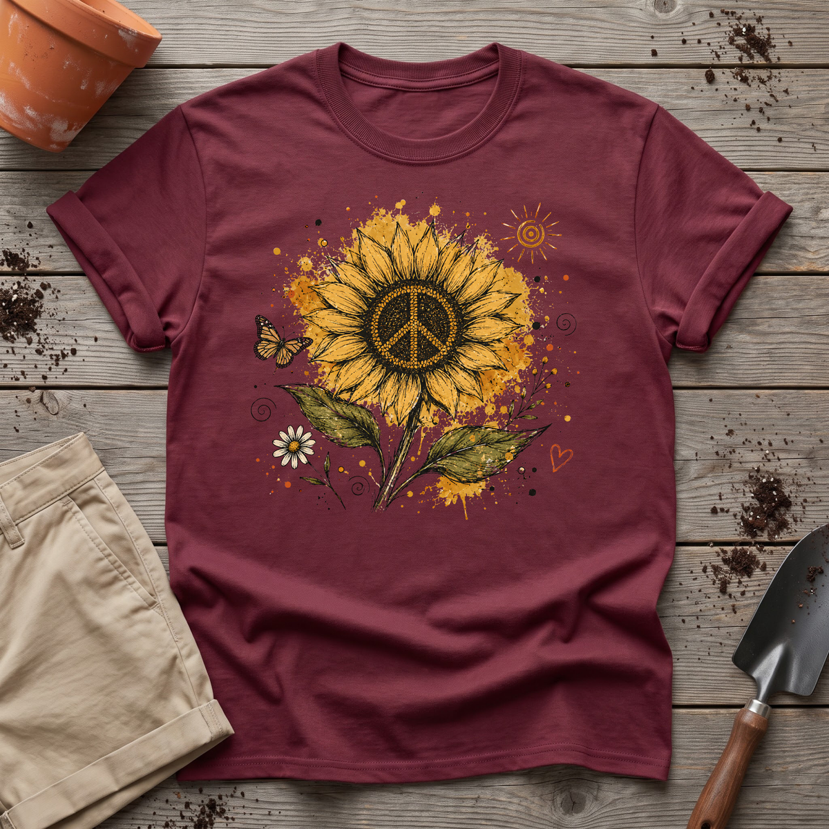 Sunflower Peace T-Shirt