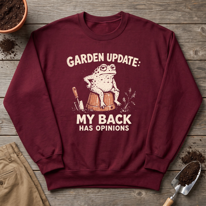 Gardening Back Pain Sweatshirt