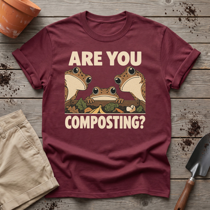 Are You Composting Frog T-Shirt