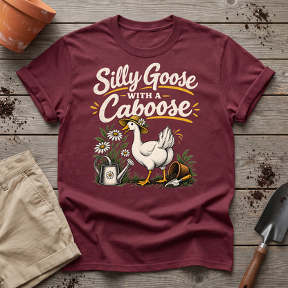 Silly Goose Caboose Garden T-Shirt