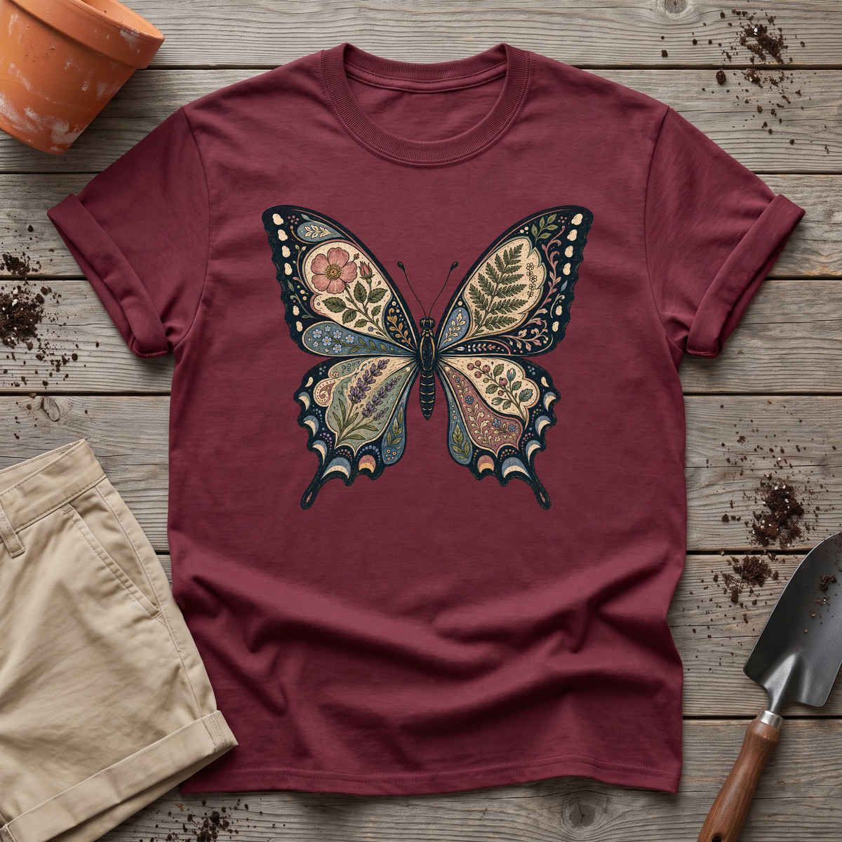 Botanical Butterfly T-Shirt