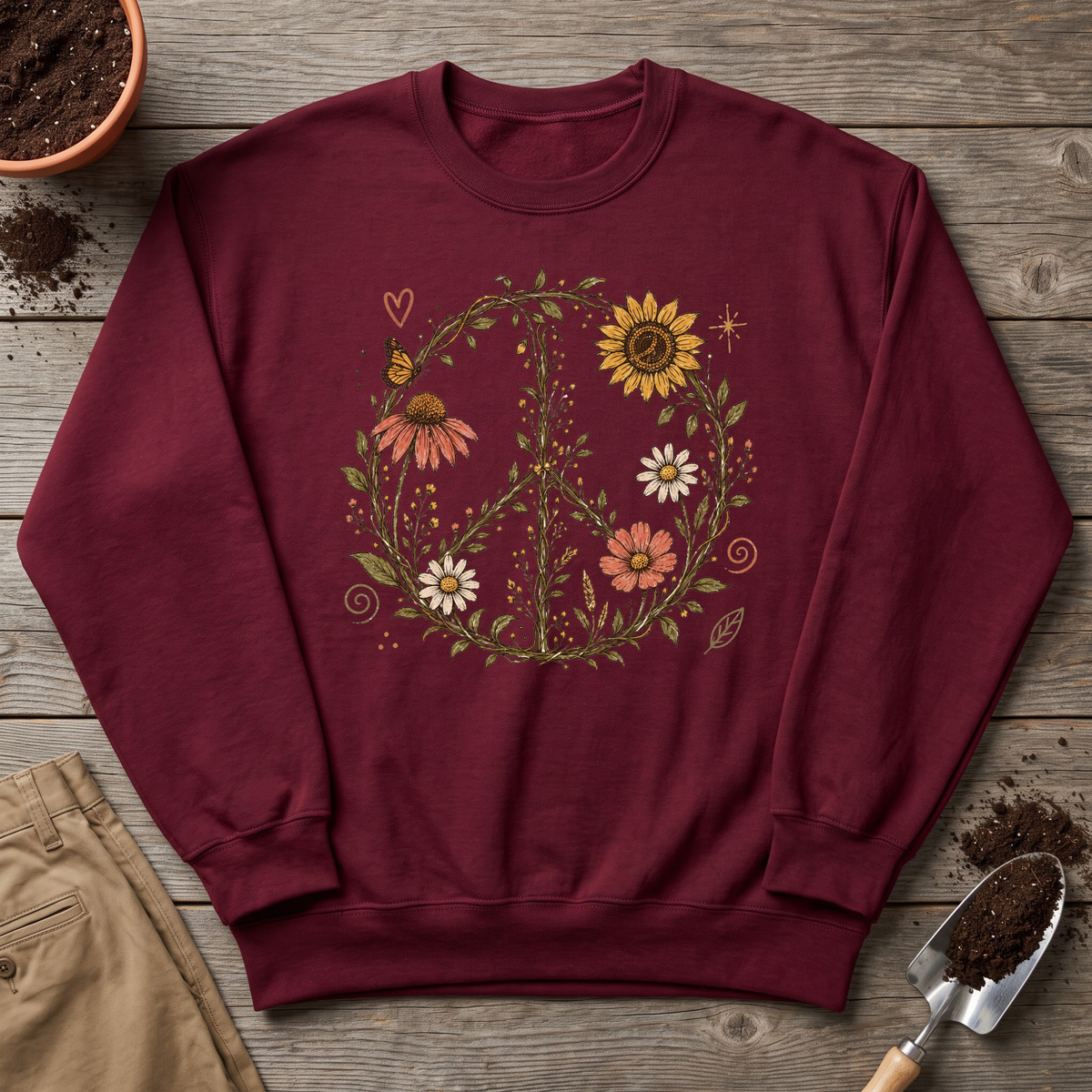 Wildflower Peace Sweatshirt
