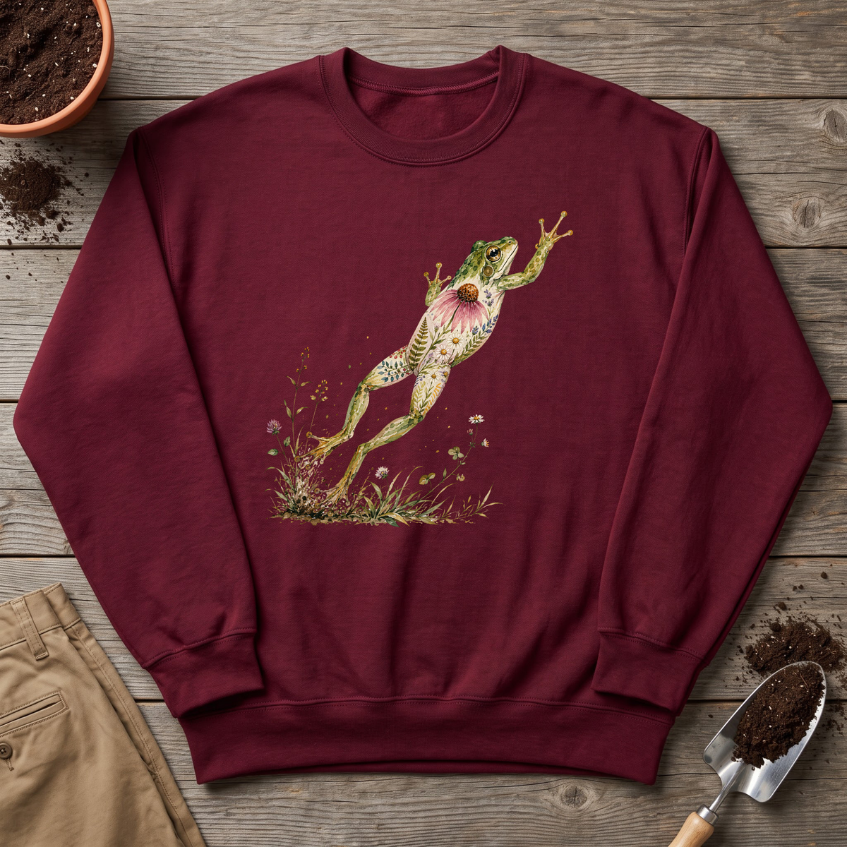 Wildflower Frog Sweatshirt