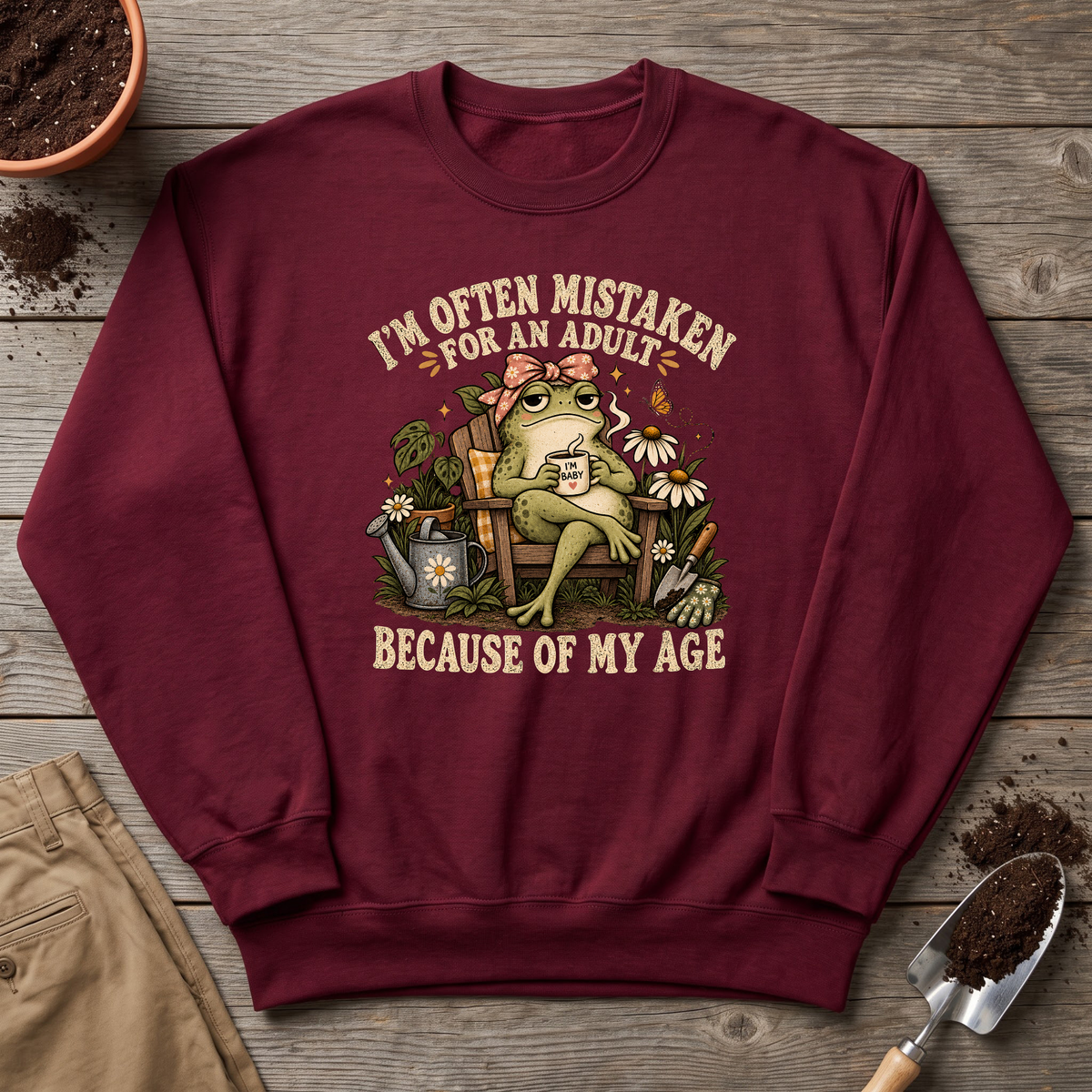 Adult By Age Garden Sweatshirt