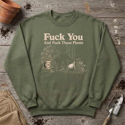 Cat vs Plants Sweatshirt