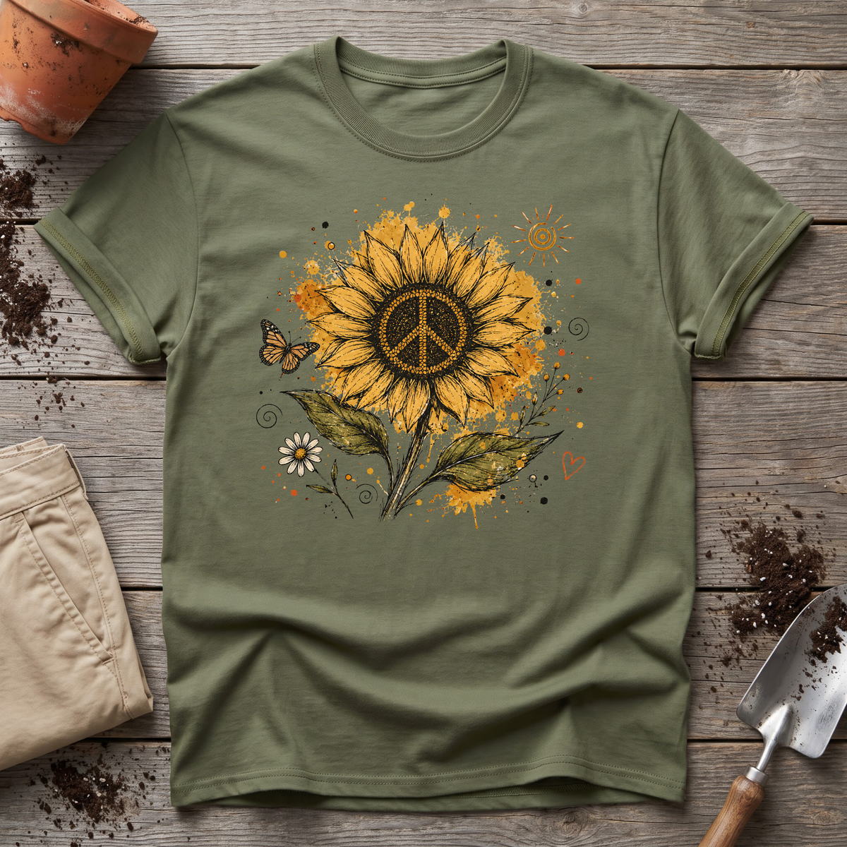 Sunflower Peace T-Shirt