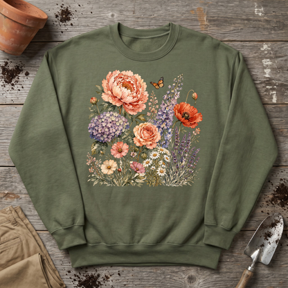 Vintage Garden Bouquet Sweatshirt