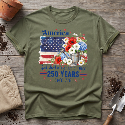 Grace in Bloom America T-Shirt