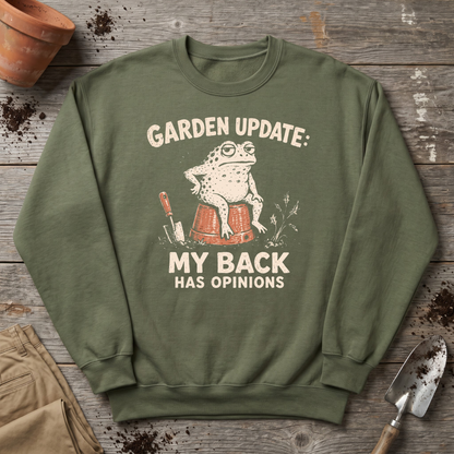 Gardening Back Pain Sweatshirt