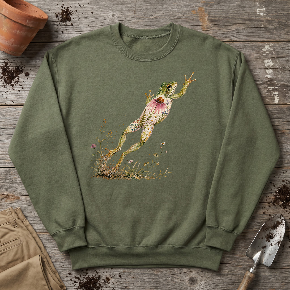 Wildflower Frog Sweatshirt