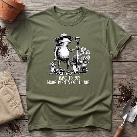 Funny Frog Plant Lover T-Shirt
