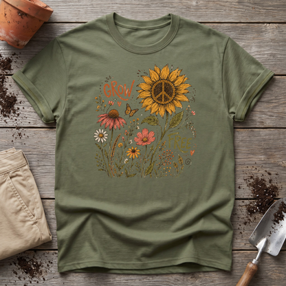Grow Free Wildflowers T-Shirt
