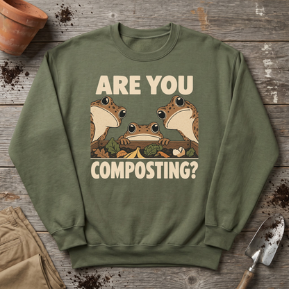 Are You Composting Frog Sweatshirt